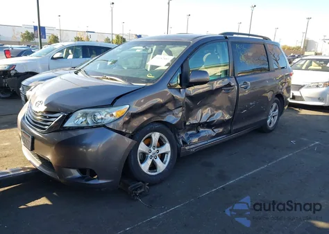 2014 Toyota Sienna Le V6 8 Passenger from USA, damaged, VIN 5TDKK3DC9ES423592